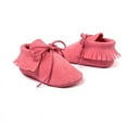 thumbnail image 5 of Infant Baby Girls and Boys Premium Soft Sole Moccasins Tassels Prewalker Anti-Slip Toddler Shoes, 5 of 11