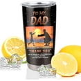 thumbnail image 3 of To My Dad Tumbler, Pretty Dad Gift from Daughter Insulated Travel Mug To My Dad Your Little Girl Stainless Steel Tumbler Cup With Lid 20oz Worlds Best Dad Gifts on Fathers Day Birthday Christmas, 3 of 5