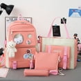 thumbnail image 2 of A.T.A Conjunto De Cinco Piezas 2023 Nuevo Bolso De Estudiante De Secundaria , Mochila Escolar De Color Contraste De Escuela Primaria, 2 of 4