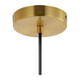 thumbnail image 5 of JONATHAN Y Apollo 6" 1-Light Mid-Century Modern Iron LED Pendant, White/Brass Gold, 5 of 11