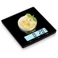thumbnail image 3 of Ozeri Touch III 22 lbs (10 kg) Kitchen Scale in Tempered Glass, with Clock, Temperature & Humidity Gauge, 3 of 5