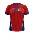 thumbnail image 3 of 2026 New USA Soccer Jersey Men, United States Jersey Soccer, Jersey USA Crew Neck Short Sleeve Football Shirt, USA Flag Soccer Jersey for Adult(Orange, 3XL), 3 of 6