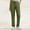 Army Green, variant on Zynviq Summer Pants for Women Zipper Work Twill Flat Front Solid Straight Leg Pants Womens Trousers,XL