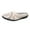 Beige, variant on TJAZFJPA Womens Fuzzy Slipper Socks Animal with Grips Women's Summer Fashion Solid Color Leather Bottom Flat with Hollow Women's Single Shoes Round Head Le Fu Lazy People Shoes Half Slippers