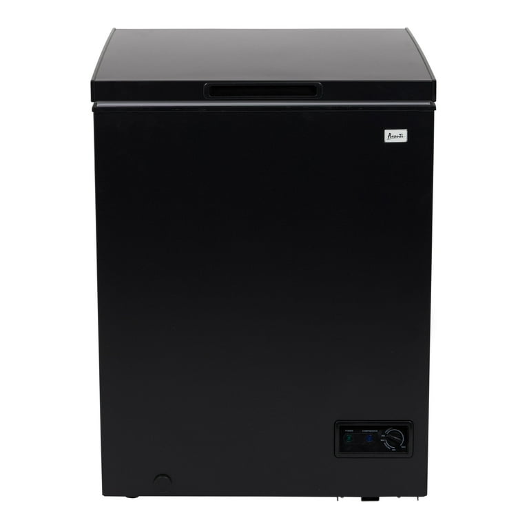 Avanti Deep Garage Ready Chest Freezer, 5.0 cu. ft. Matte Black