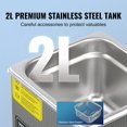 thumbnail image 4 of STAWAY 2L Ultrasonic Cleaner with Digital Timer & Heater - Professional Jewelry, Glasses & Watch Cleaner - High-Frequency, Stainless Steel, Versatile & Efficient, 4 of 8