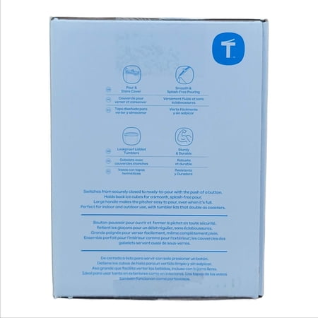 Tupperware Heritage Series with Lids Pitcher and Tumbler Set 12 Count