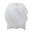 thumbnail image 2 of de de silicona artesanal, de geométrico, de jabón, de 3D, de pilar para en hogar, adornos de modelo Blanco A perfecl Molde de velas, 2 of 8