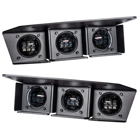 ORACLE Lighting 2021-2024 Ford Bronco Triple LED Fog Light Kit for Steel Bumper