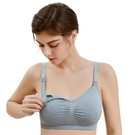 

NIUREDLTD Women s Maternity Pregnant Wirefree Nursing Bra Breastfeeding Underwear