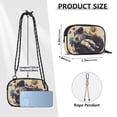 thumbnail image 4 of FORMRS Mini Crossbody Bag for Women Adjustable Shoulder Rope Travel Casual Phone Purse, Beige Record, 4 of 7
