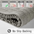 thumbnail image 4 of Alfombra de baño Yimobra Original Luxury Chenille, 80 x 50 cm, color arena, 4 of 9