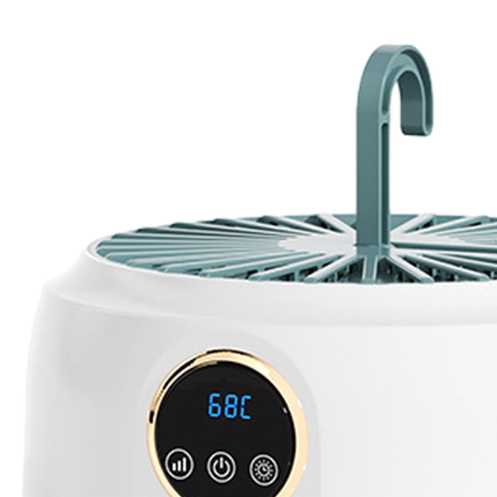 Fancyes Electric Clothes Dryer 360 degree Heated Clothes Airer US Plug Practical Quick Drying Folded Portable Dryer for Kids Clothes Travel