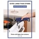 thumbnail image 4 of Espacio libre para ollas de cocina, soportes para ollas resistentes al calor, almohadillas calientes, salvamanteles para cocinar y hornear (5, azul oscuro), 4 of 6