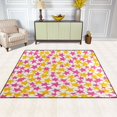 thumbnail image 2 of Yayeee Area Rugs for Living Room 5.2'x4' Non Slip Washable Bedroom Floor Carpet, Yellow Stars Pattern, 2 of 5
