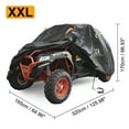 thumbnail image 2 of Unique Bargains Housse Imperméable Extérieure Résistante au Soleil et à la Pluie Réfléchissante pour UTV TTG, 2 of 8
