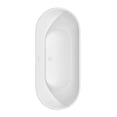 thumbnail image 5 of Wyndham Collection Brooklyn 67" Acrylic Freestanding Bathtub with Trim in White, 5 of 8