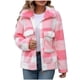 thumbnail image 2 of Puntoco Chaqueta De Abrigo De Manga Larga Con Solapa Y Cremallera Y Bolsillos De Felpa De Invierno A La Moda Para Mujer, 2 of 8