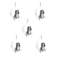 thumbnail image 1 of Xihbxyly La Oferta de Hoy Adorno de Navidad y Diseño de Perro En Hierro Arte para Amantes de Los Perros, 5 Piezas, 1 of 4