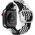 thumbnail image 1 of Stretchy Nylon Bands Compatible with Apple Watch 42mm 44mm 45mm,Adjustable Elastic Sport Band Women and Men Wristbands for iWatch Series 7 6 5 4 3 2, 1 of 4