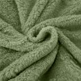 thumbnail image 4 of Djunllk Throw Blanket - Green Microfiber Ultimate Cozy Soft Blanket, Breathable Fluffy Blanket All Season Use, 59.0" x 78.7", 4 of 6