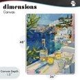 thumbnail image 4 of Stupell Industries Contemporary Drink By The Sea Balcony Canvas Art, 36 x 48, by The Prints Vibe, 4 of 8