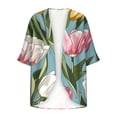 thumbnail image 5 of BangWanChi Summer Cardigans for Women Lightweight Women's Spring Summer Loose Casual Fashion Long-sleeved Cardigan Top, 5 of 5