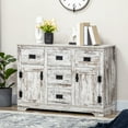 thumbnail image 2 of HOMCOM Buffet Cabinet Industrial Kitchen Sideboard with Drawers Cupboard, 2 of 10