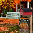 thumbnail image 5 of Sm:)e Polka Dot Fall Garden Flag 12x18 Inch Double Sided - Thankful Pumpkins, Seasonal Decorative Flag Rustic Autumn Outdoor Yard Decor, 5 of 7