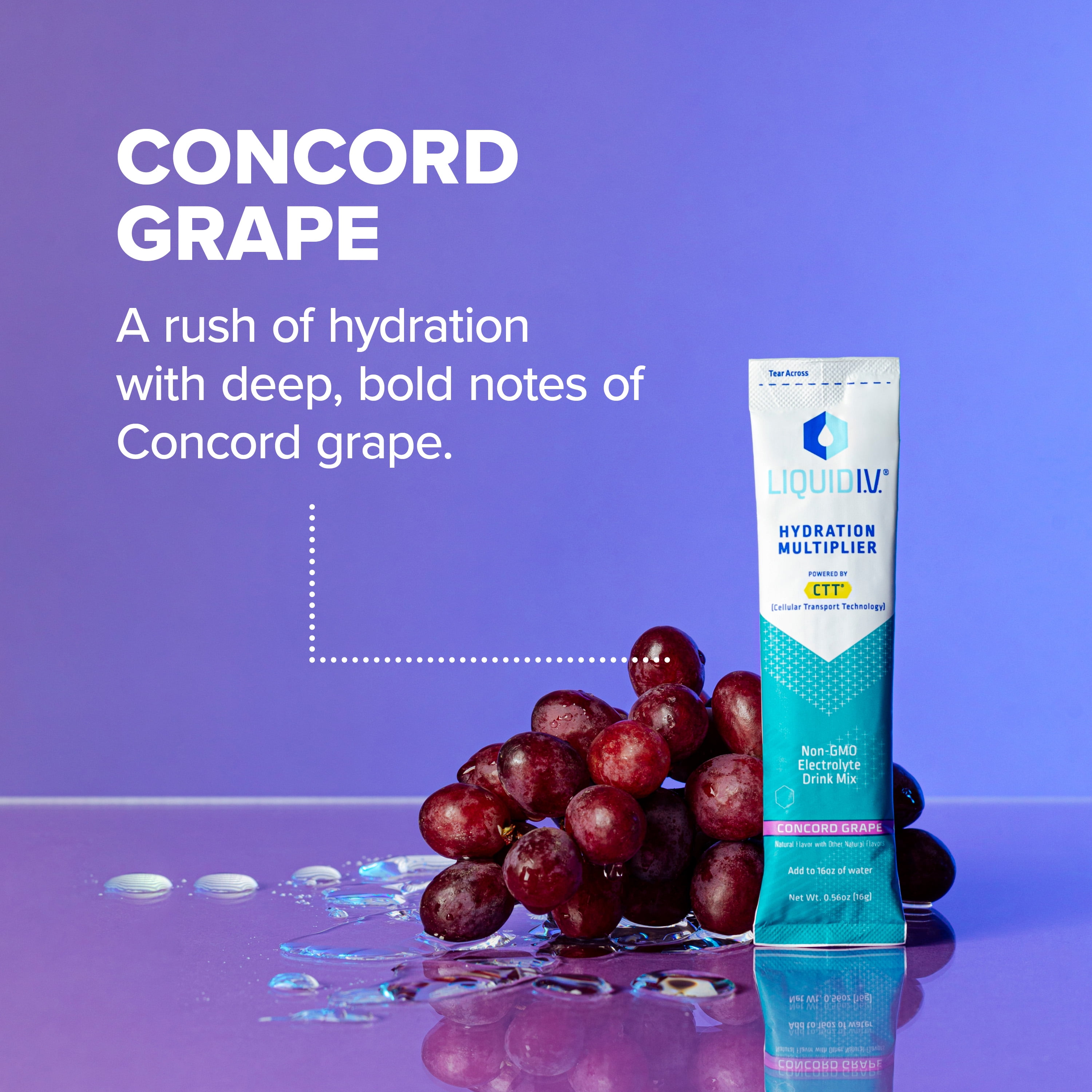 Liquid I.V.® Concord Grape Hydration Electrolyte Drink Mix Stick Packs, 6  ct - Jay C Food Stores