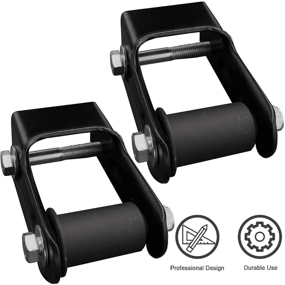 2pcs Rear Leaf Spring Shackle Kit (Left Driver & Right Passenger Side) for 1994-2004 S10 GMC Sonoma,1995-2005