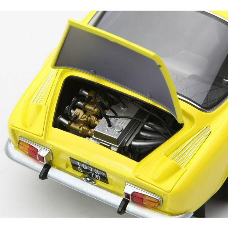 Renault Alpine A110 1600S Yellow 1/18 Diecast Model Car by Kyosho 