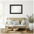 thumbnail image 6 of Amanti Art Custom Framed Wall and Bathroom Mirror (27.75 x 37.75 in.), Grand Black Frame, 6 of 7