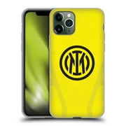 Head Case Designs Officially Licensed Inter Milan 2022/23 Crest Kit Third Soft Gel Case Compatible with Apple iPhone 11 Pro