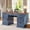 Blue, variant on Executive Desk with File Drawers, 55'' Farmhouse Desk Modern for Adult Home Office, White