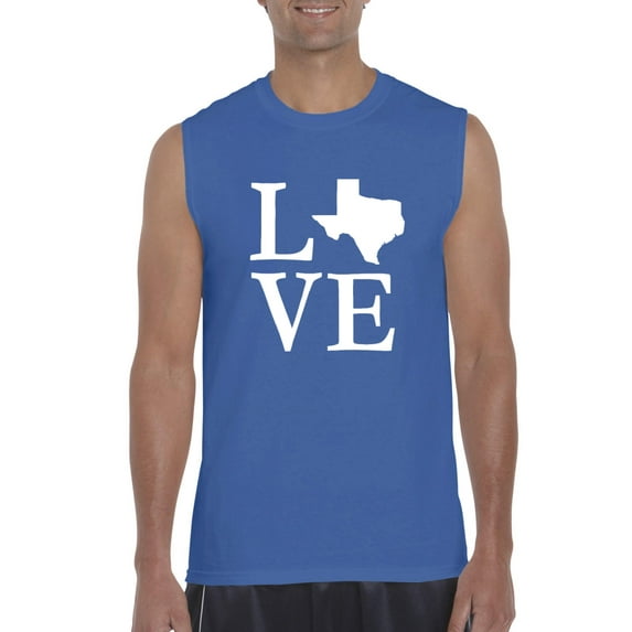 Artix - Men's Graphic T-Shirt Sleeveless - Texas Flag