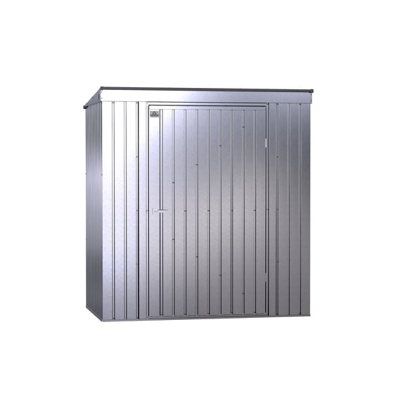 Arrow Elite 6 x 4 x 6 ft Galvalume Steel Storage Shed