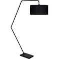 thumbnail image 3 of Renwil Penelin 1-Light Modern Metal & Linen Floor Lamp in Black, 3 of 5