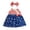 Blue, variant on Wxirdiow Girls Party Dress Kids USA Dress for Girls 4th of July Dresses American Flag Skirts Patriotic Tulle Dress Independence Day Outfit Blue Size,2 Year