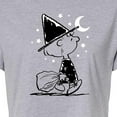 thumbnail image 3 of Peanuts - Sally Witch - Juniors Cropped Cotton Blend T-Shirt, 3 of 6