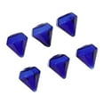 thumbnail image 1 of 6 colgantes de botella de cristal con forma de globo de diamante transparente, joyería con diamantes de imitación Azul, 1 of 9