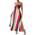 thumbnail image 3 of Vestido de Tirantes Finos para Mujer, Vestido de Verano, Pareo , Informal, Color XXL, 3 of 8