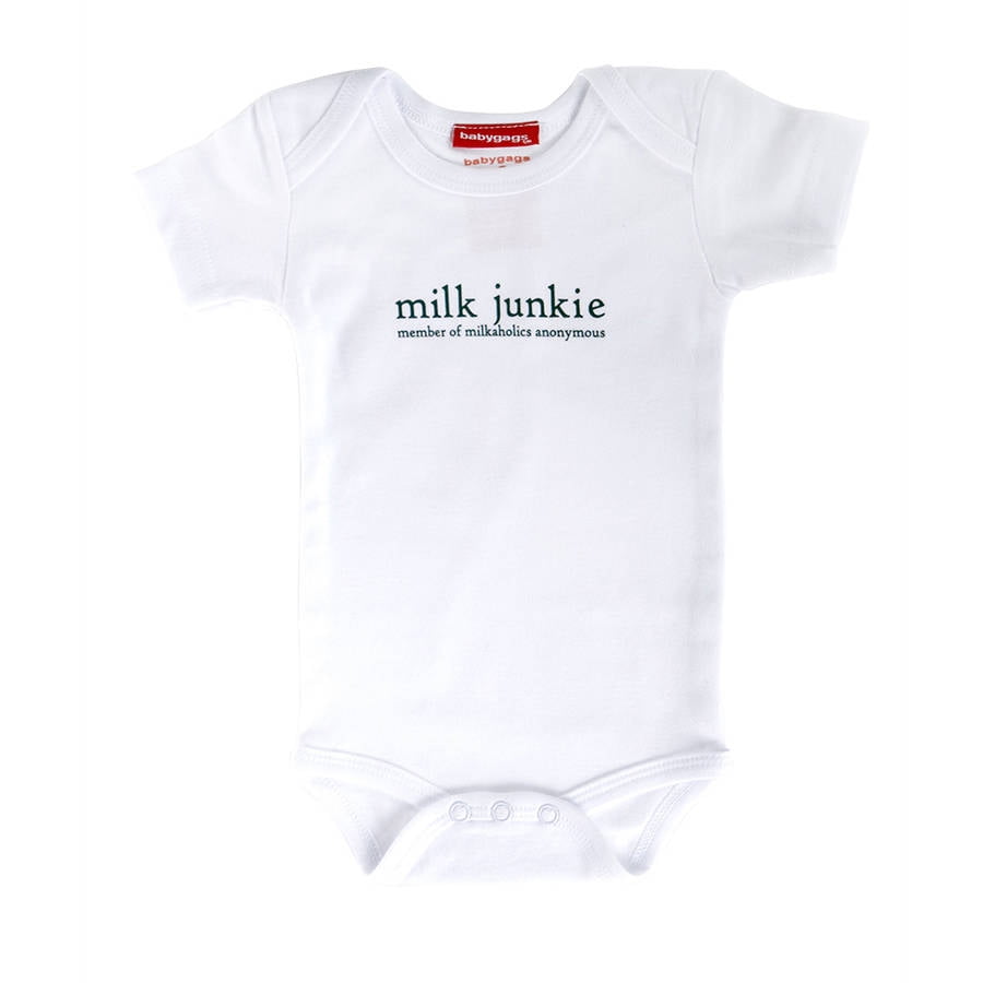 Newborn Baby Boy Milk Junkie Bodysuit
