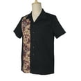 thumbnail image 2 of Men Casual Shirts Panel Pattern Button Down Shirt, 2 of 6