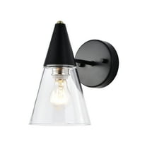 Warehouse of Tiffany Latier 10 Inch Matte Black Wall Sconces 1-Lighted