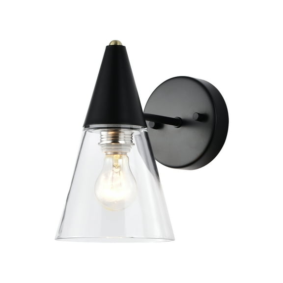 Warehouse of Tiffany Latier 10 Inch Matte Black Wall Sconces 1-Lighted