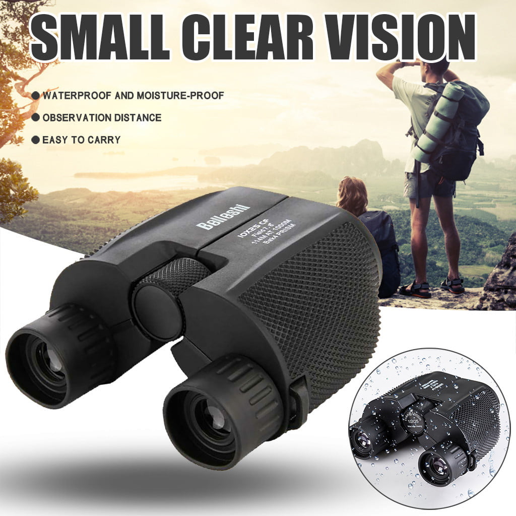 Beileshi10x25Compact Binoculars Binocular Low Light Night Vision Clear Waterproo 