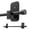 Black, variant on No Drill Curtain Rod Brackets, Multifunctional Adhesive Towel Bar Holder, Wall Mount Hooks for Shower Curtain Rods and Long Poles, Bathroom Kitchen Storage Organizer
