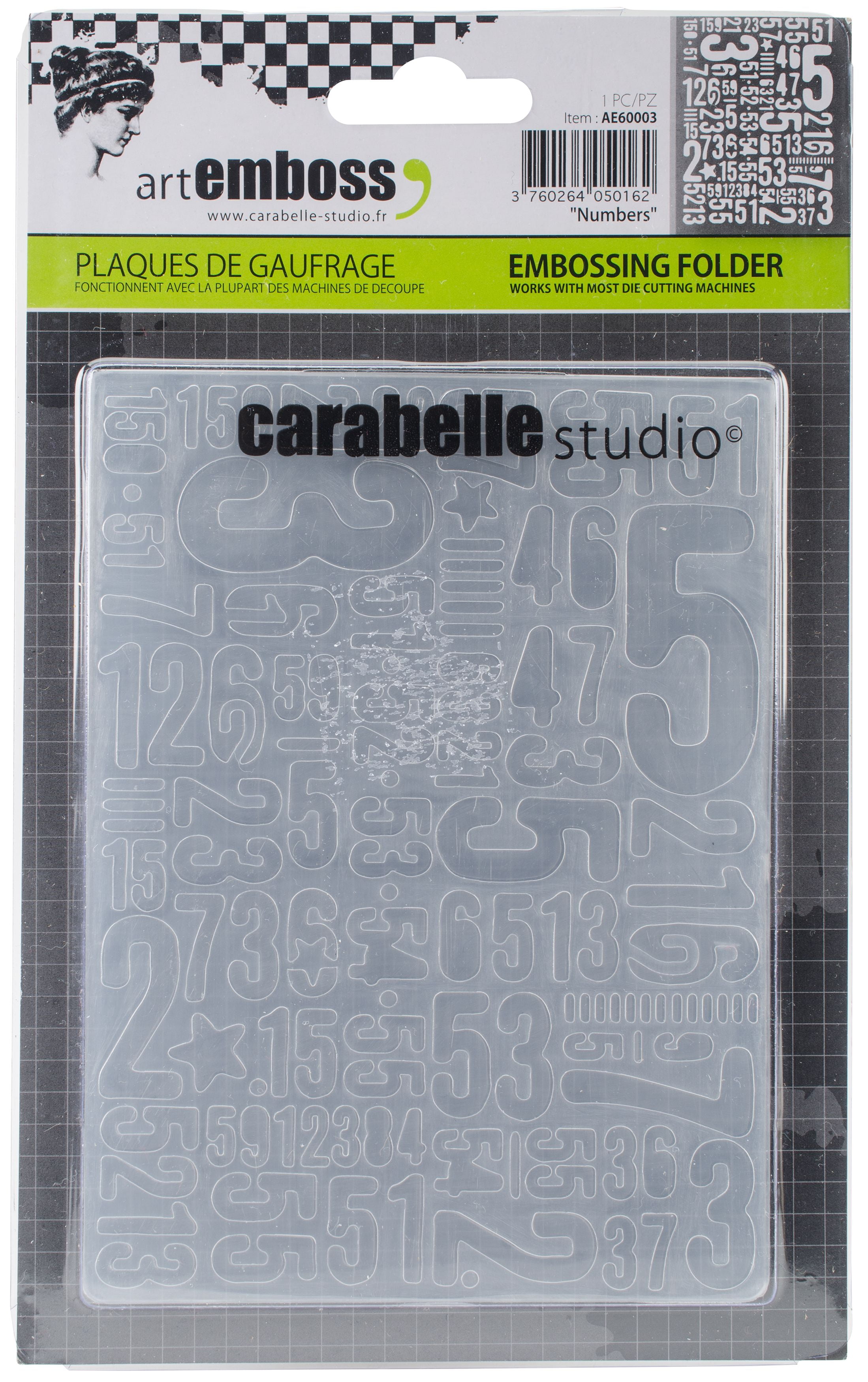 Carabelle Studio Embossing FolderNumbers