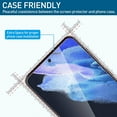 thumbnail image 3 of Vultic [2 Pack] Screen Protector for Samsung Galaxy S21 Plus 5G [Case Friendly], Tempered Glass Film Cover, 3 of 5